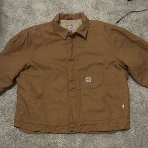 Carhartt Brown Performance Jacket Durable Workwear